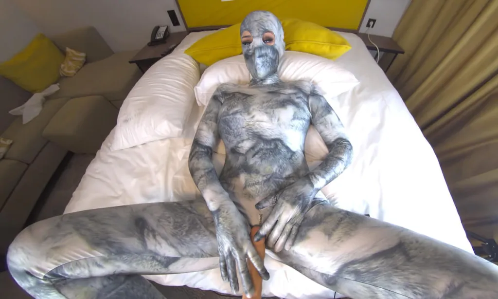 Nora Fox in Missionary Position with Shaved Pussy - 180° 5K VR Video