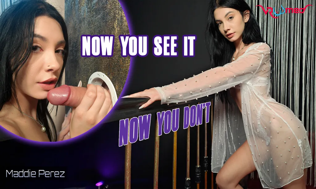 Maddie Perez's Brunette Brunette Binaural Blowjob - HD 180° VR Video