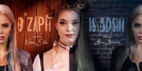 Anny Aurora, Nina Elle in O'zapft is BDSM: A Threesome VR Porn Experience