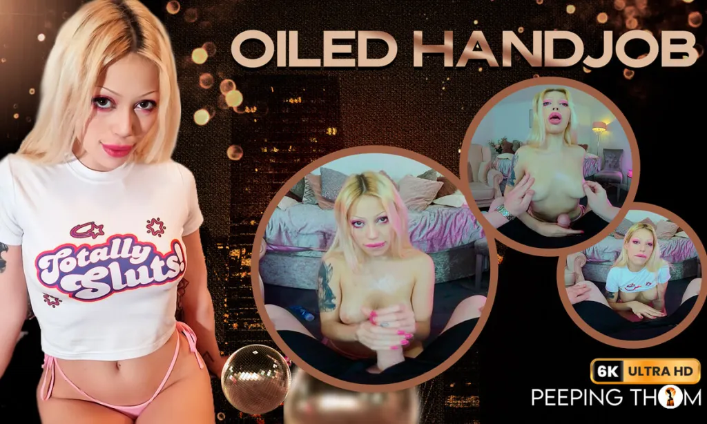 Angel Rae Doll's Tattooed Blonde 180° 3D POV Video