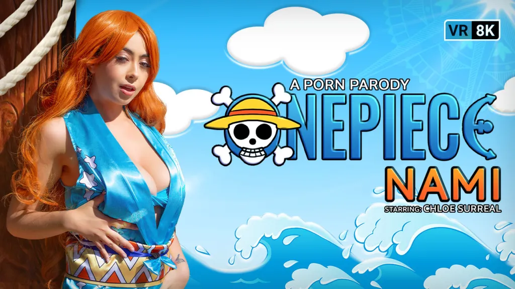 Chloe Surreal in One Piece: Nami's Intimate Adventure - VR Cosplay Blowjob Scene