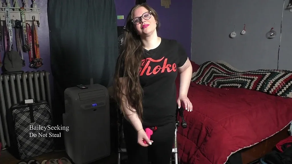 BBW Brunette and Two Performers: Big Natural Tits, Strap-On & Dildo Sex Scene (HD)