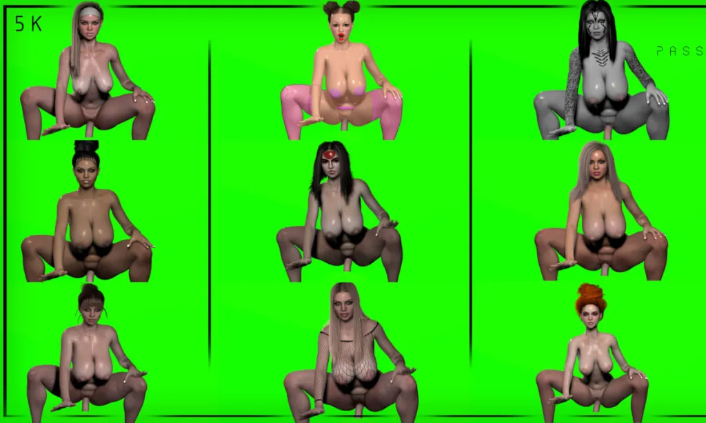 Cow Girl: 3D 180° Hardcore Compilation featuring Cowgirl, Toons (Performer Names Redacted)
