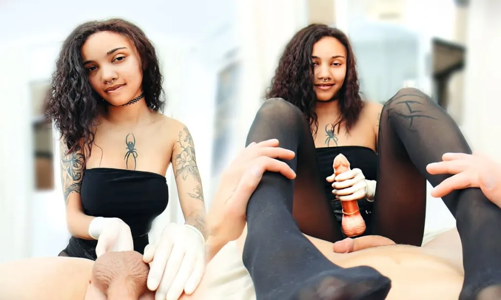Lisa Cruz's Pegging POV Scene - Female Domination, Brunette Tattooed Performer