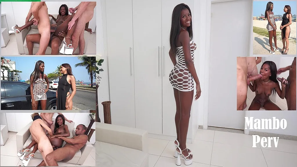 Negro Top Delicia, Perseu Dotado, Jenny Pretinha in Double Penetration - HD