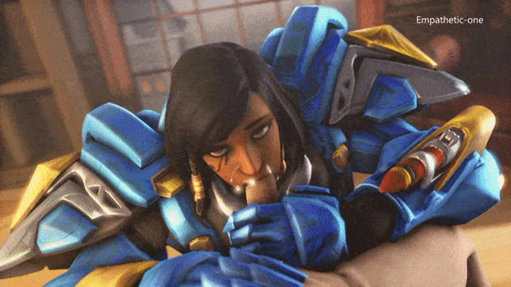 Pharah's Empathetic-One 180° Blowjob VR Video (HD, Binaural Sound)