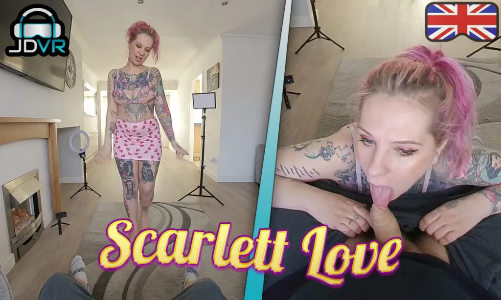 Scarlett Love's Immersive VR Experience: Cow Girl & Reverse Cow Girl in 6K