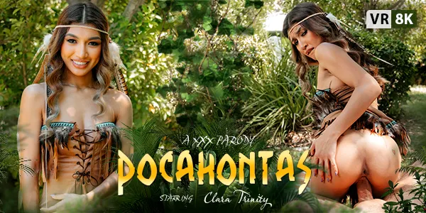 Clara Trinity's Exotic VR Parody: Pocahontas Blowjob Experience