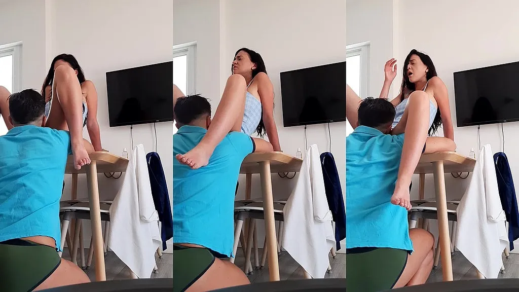 Big Tits Brunette and Latina: Double Penetration & Rimming - HD