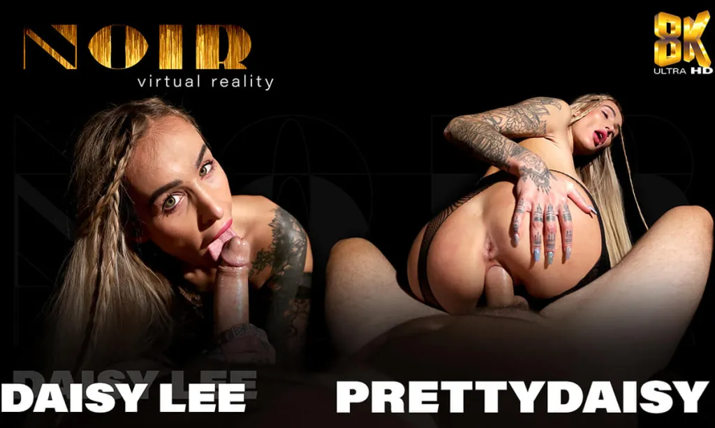 Daisy Lee's Blonde Tattooed Cowgirl & Reverse Cowgirl 4K Video