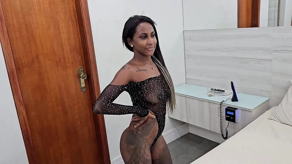Jr Doidera and Bibizinha Ribeiro in Interracial Anal, HD Close-up POV with Cum Swallowing