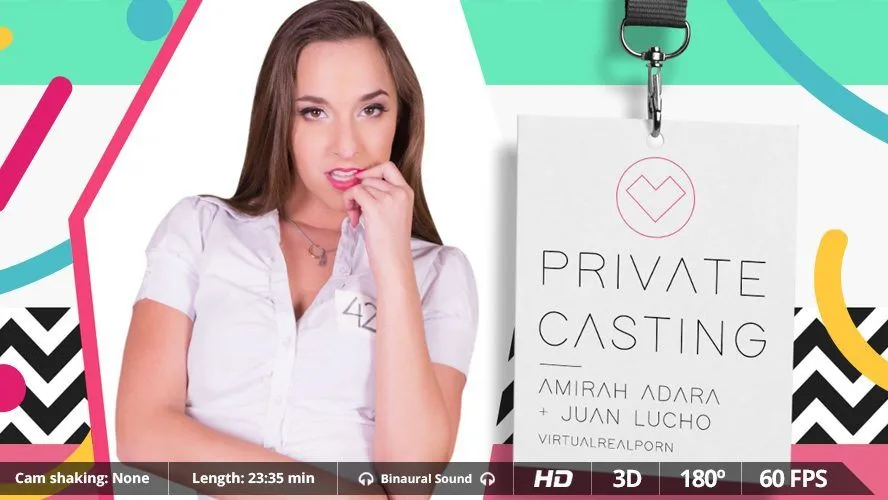 Amirah Adara and Juan Lucho - Immersive VR Blowjob and Fingering Scene