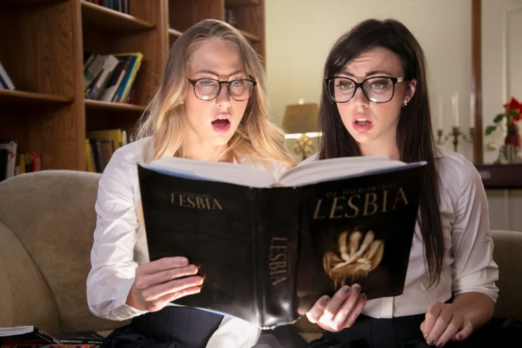 Carter Cruise and Whitney Wright: Magic Unleashes Their Hidden Desires (Lesbian, Fingering, Face Sitting)