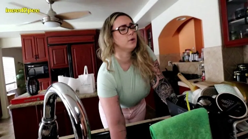 Red August's Pervy Pants Mishap: Wetting Herself in a Hardcore Scene