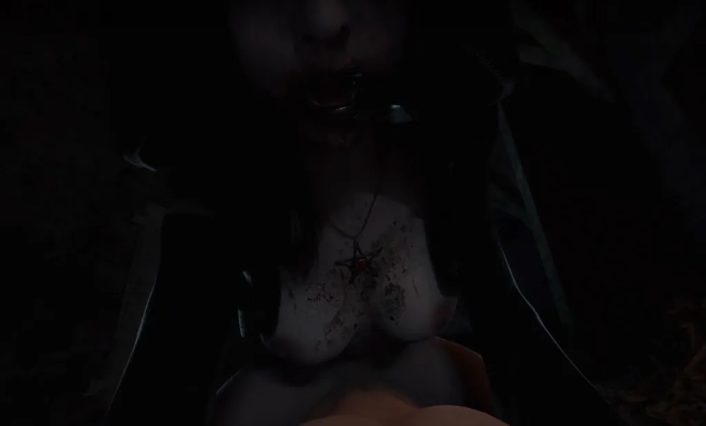 Bela Dimitrescu's VR Cow Girl Encounter in HD