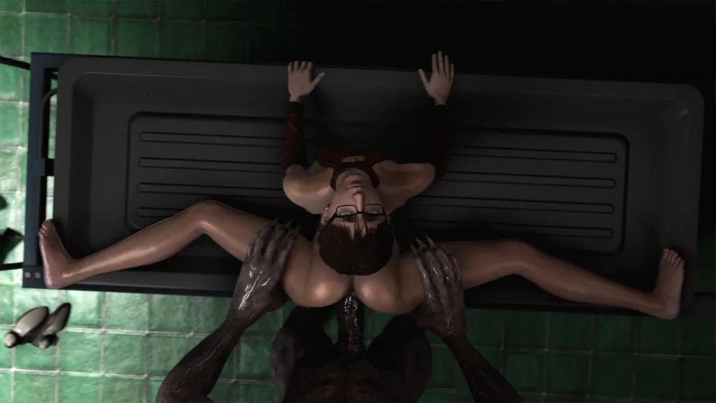 Rebecca Chambers' POV VR Video: Big Ass Brunette in Doggy Style Scene