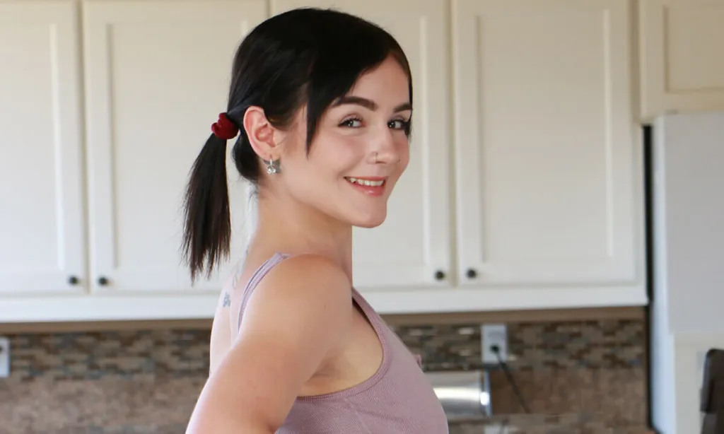 Rosalyn Sphinx's Brunette Brunette Missionary and Cow Girl Scenes - 180° VR
