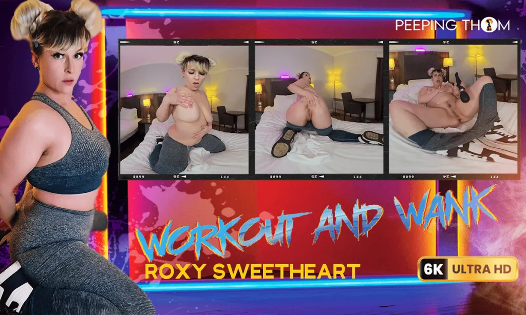 Roxy Sweetheart's 180° 60 FPS MILF Performance in 4K VR
