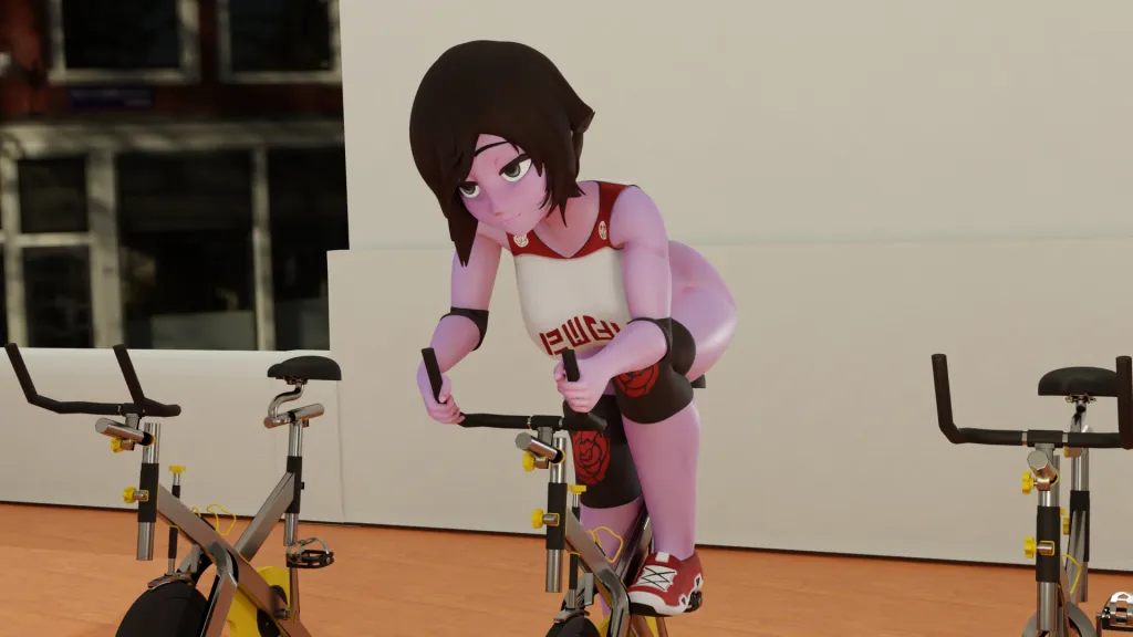 Ruby, TheNaySayer34 - Heintai Animated Gonzo Scene: Ruby's Intense Cardio Training