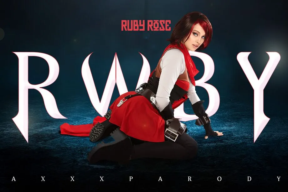 Maddy May as Ruby Rose in 180° VR Blowjob - Red Head Cosplay Parody