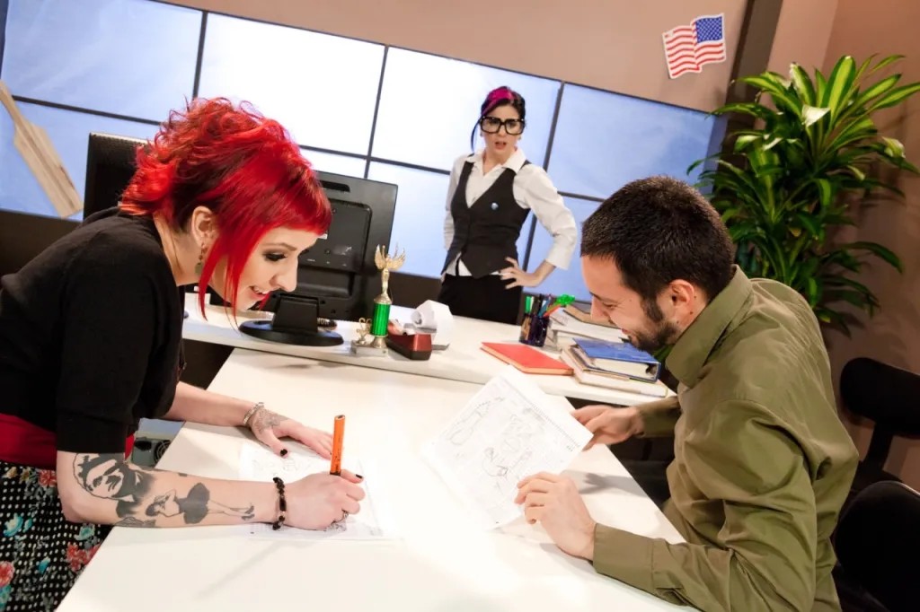 Tommy Pistol's Rough Tattoo Session with Lucia Hyde