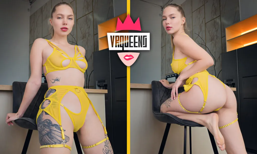 Scarlet Hansen's Tattooed 3D Performance in 4K - Fisheye Lingerie
