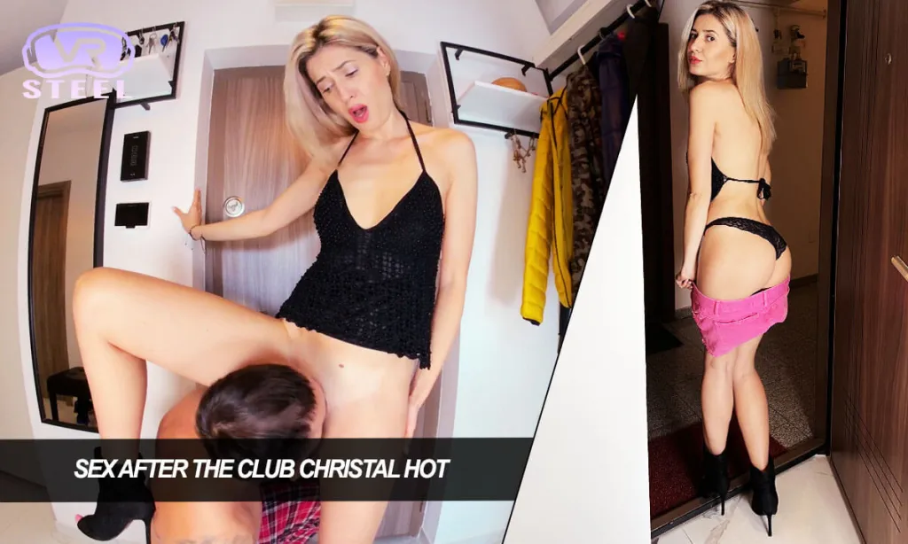 Christal Hot and Stefan Steel in Blonde Shaved Pussy Doggy Style (VR 180°, 60 FPS, 4K)