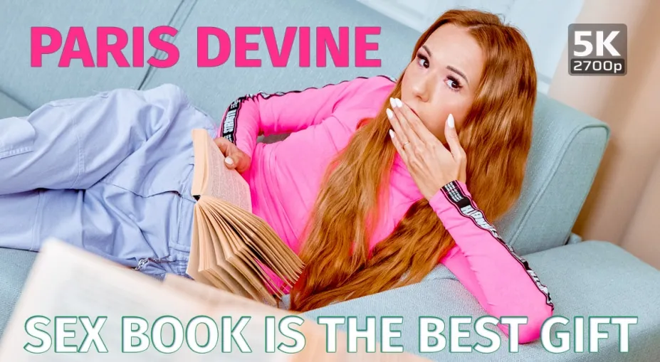 Paris Devine's Intimate Reading Session - HD Blowjob, Fingering & Masturbation Scene