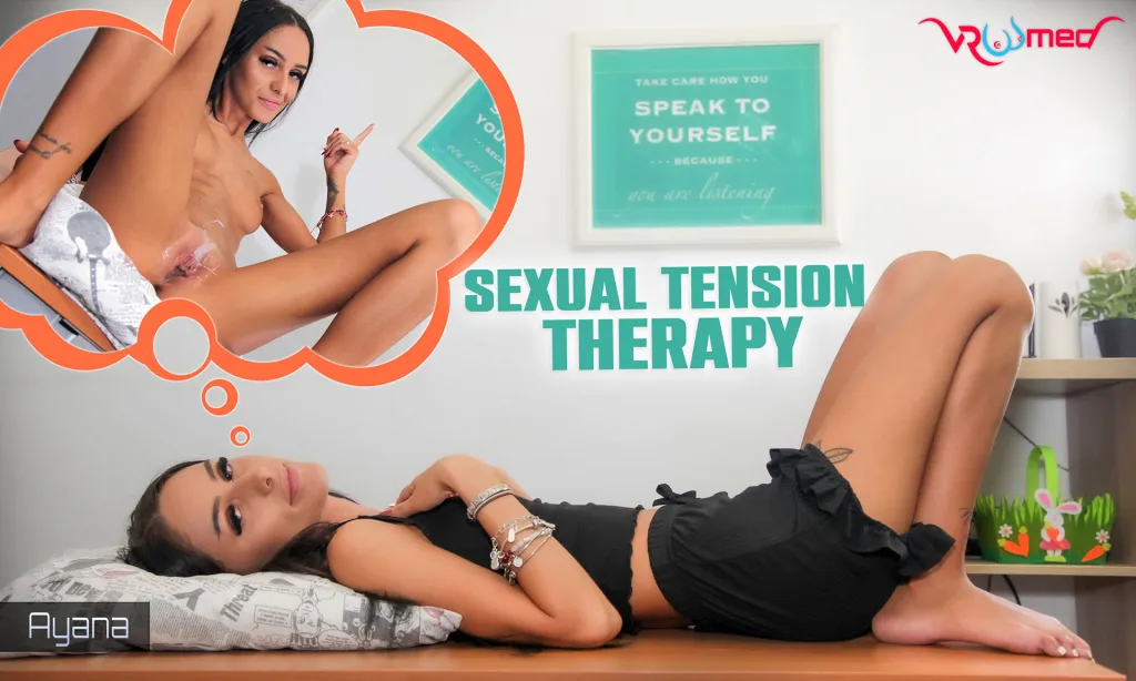 Brunette Petite Ayana's VR Fingering & Masturbation Session