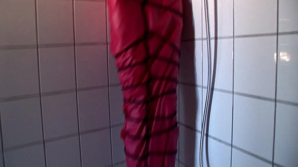 Miho Lechter's BDSM Solo Session: Brown-Eied Brunette Tortured in Latex