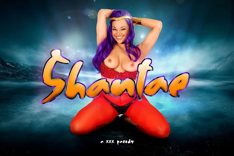 Mona Azar's Seductive Shantae: VR Cosplay Blowjob Experience
