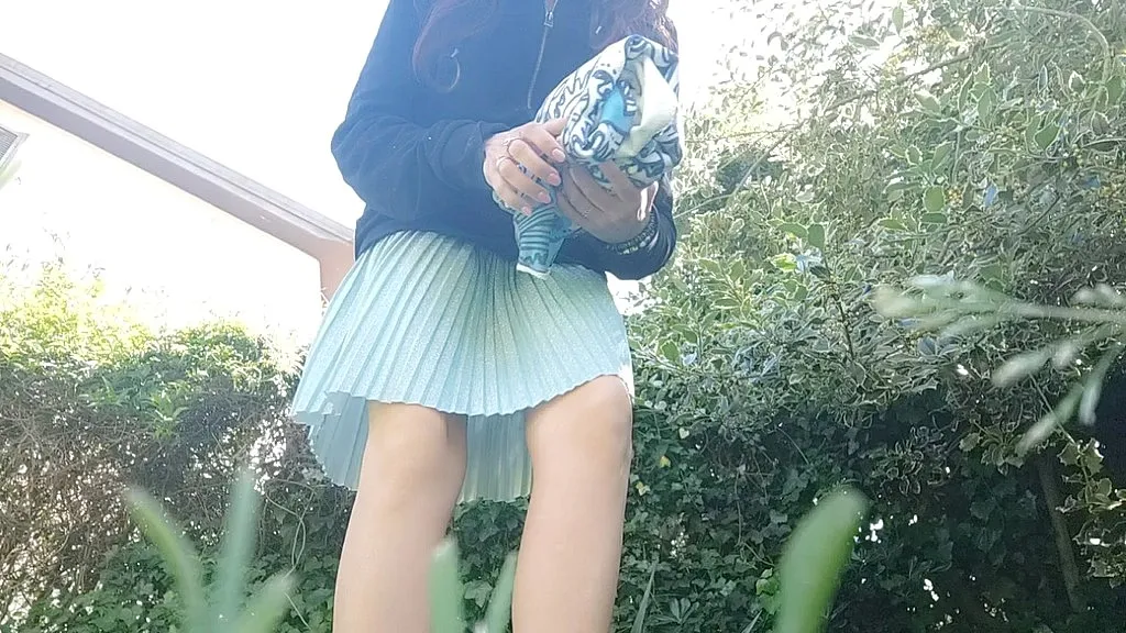 Chantal Channel's Public Piss Outdoors - HD
