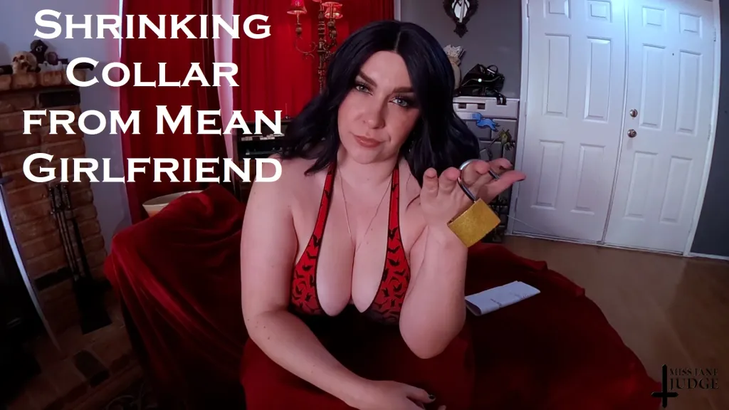 Jane Judge's Shrinking Sex Adventure: Tominated Brunette Goddess in VR Fingering, Masturbation and Dildo Fun