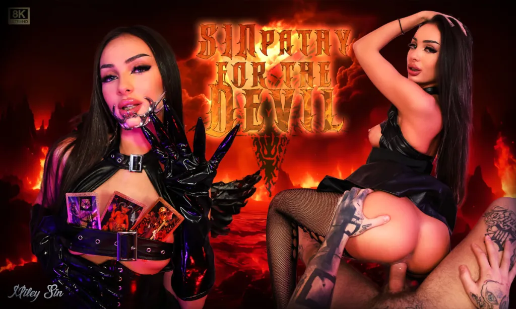 Miley Sin, Ariana, Killian Sin - Brunette Cosplay Sex in 4K: Missionary, Cowgirl, Reverse Cowgirl