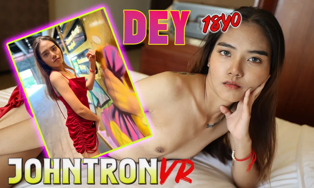 Dey JohnTronVR's Magical Encounter with Dey - 18-year-old Redhead in Missionary, Cow Girl, and Creampie Scenes (VR, 4K, 60 FPS)