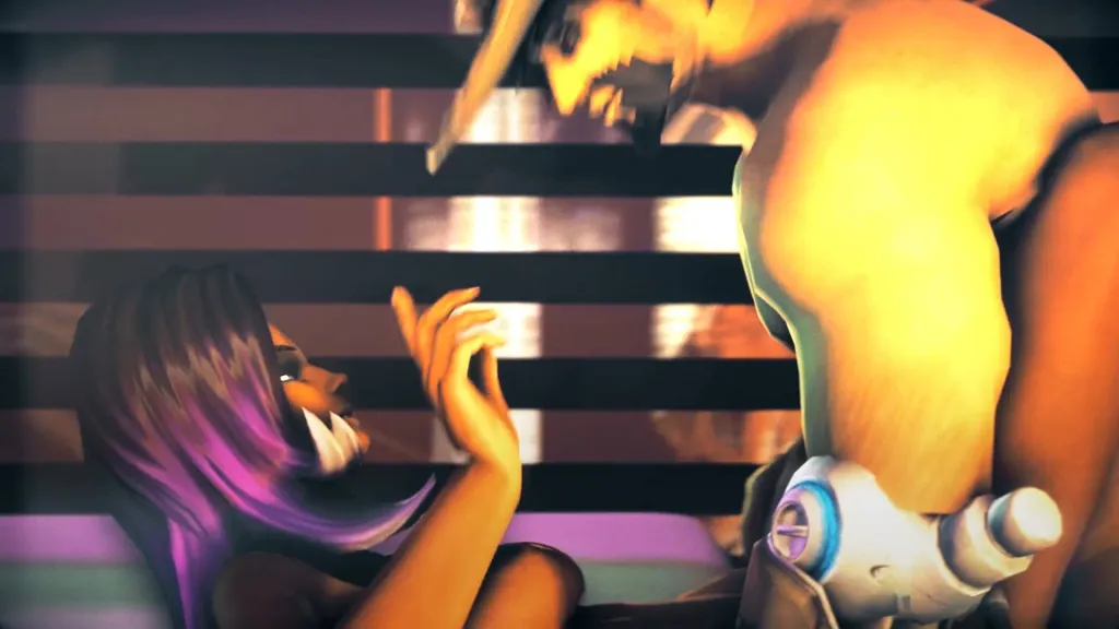 Sombra and McCree in VR Missionary 3D Porn with Binaural Sound
