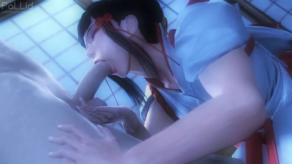 Kazumi Mishima's 180° VR Blowjob: Hentai Animation in HD and Binaural Sound