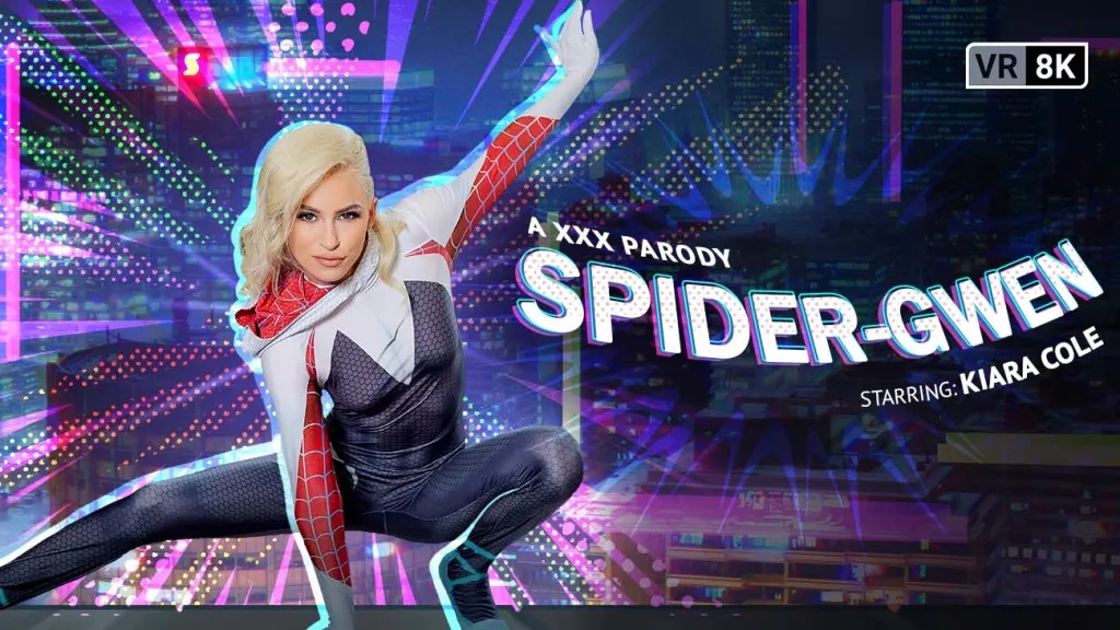 Kiara Cole as Spider-Gwen: Marvel Cosplay VR Porn - Blonde W Web-slinging Sex