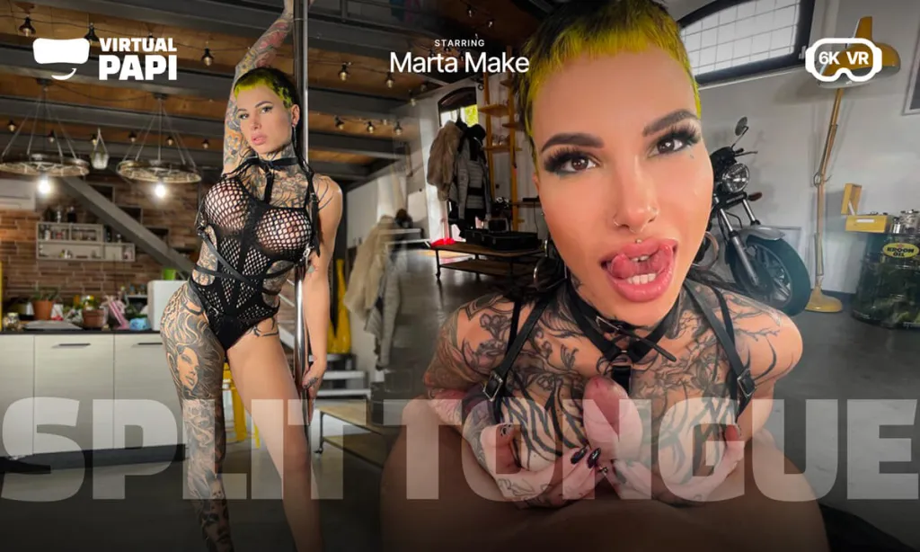 Marta Make and Virtual Papi in Missionary and Cow Girl 180° VR Video (VR 180°, 60 FPS, UHD)