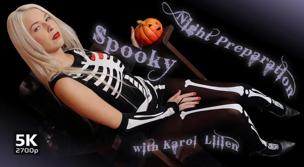 Karol Lilien's Spooky Solo: Halloween Pleasures - Fingering, Big Tits, HD