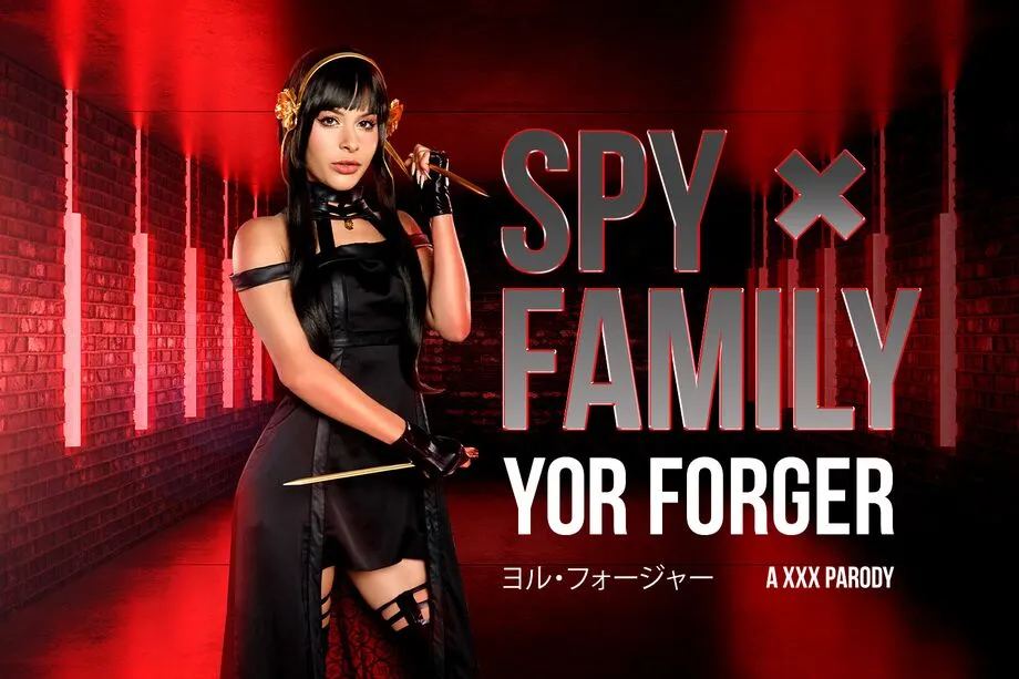 Nicole Aria as Yor Forger in 7K 180° VR Blowjob Cosplay Parody