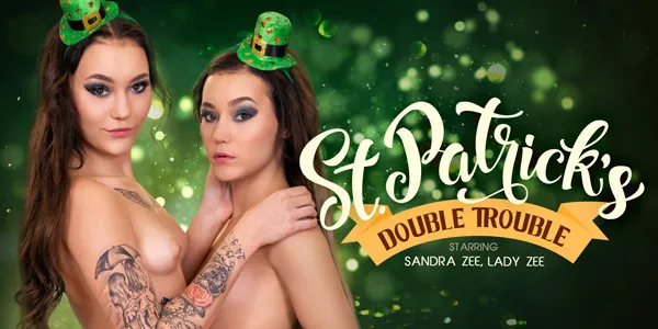 VR Threesome with Lady Zee and Sandra Zee - 8K - Brunette Twins