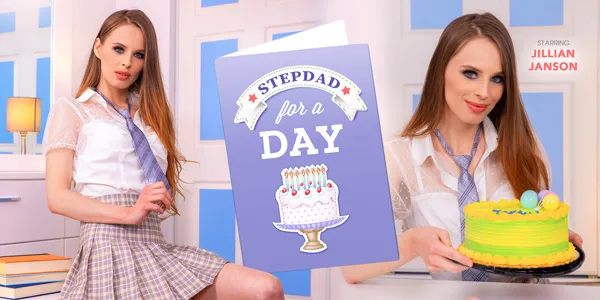 Jillian Janson's Stepping Out: A Taboo Father's Day Surprise (VR, HD)