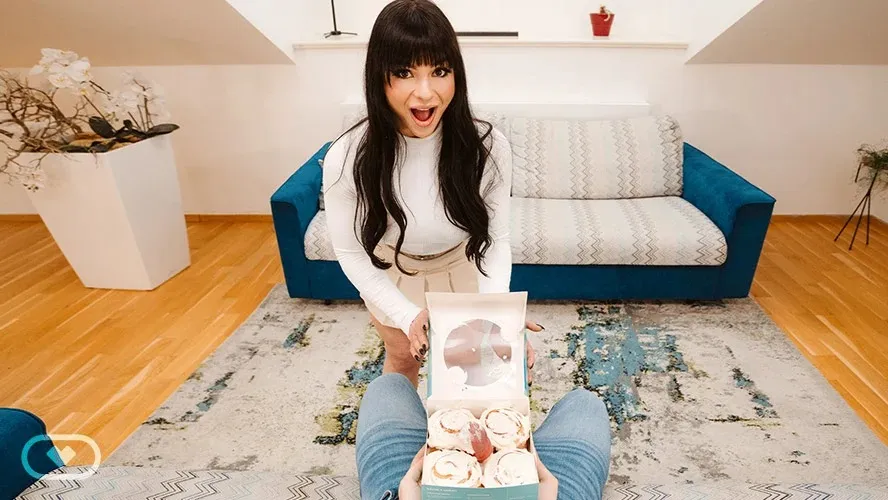 Nadja Lapiedra's VR Surprise: Blowjob, Cowgirl, Missionary