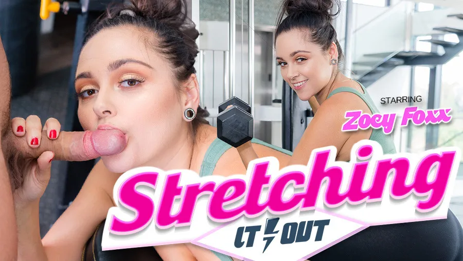 Zoey Foxx's Gym Flexibility Workout - VR Porn Experience