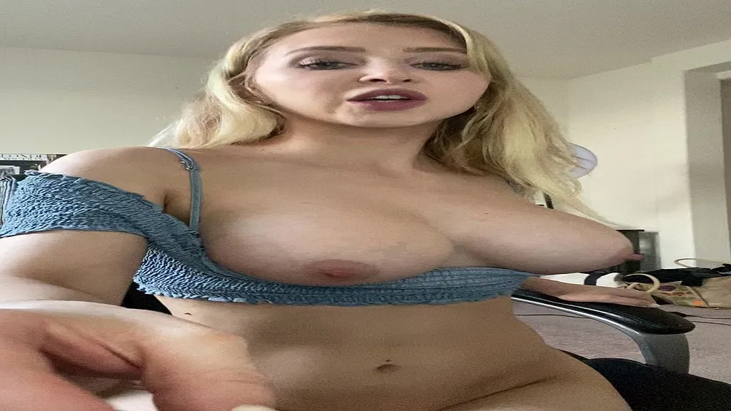 Alix Lynx: Blonde Teen's Anal Big Boobs Striptease - HD