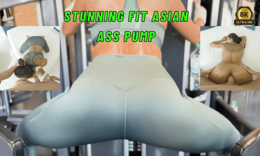 Cherry Lee & Tommy Stone - Fit Asian Asses: Intense Gym Workout & Sex in VR (VR, 4K, POV)