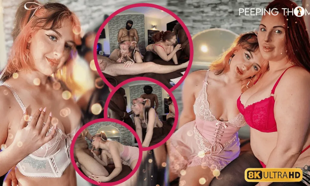 Sunflower Doll & Crystal Smith in Interracial Orgy - 60 FPS 180° VR