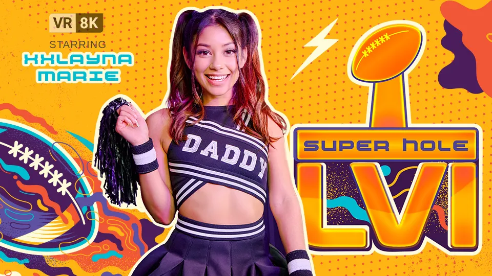 Xxlayna Marie's Cheerleader Surprise: 360° VR Blowjob & Creampie