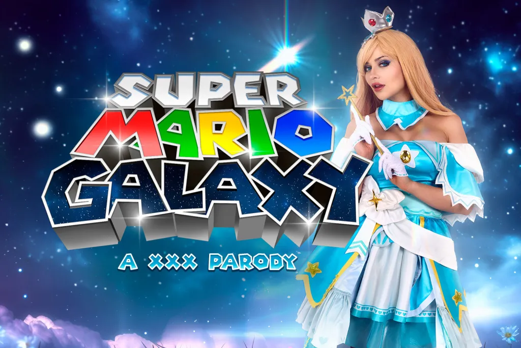 Jewelz Blu and Princess Rosalina's Intimate Cosplay Encounter in Space - Big Boobs, Blowjob, Cosplay Porn